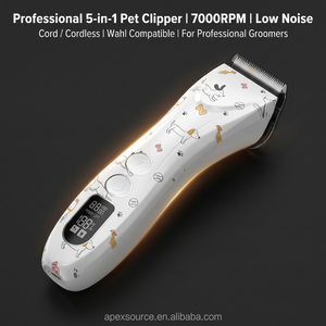 ใบมีดตัดขนสั<span class=keywords><strong>ต</strong></span>ว์เลี้ยงแบบมืออาชีพ 5 in 1 <span class=keywords><strong>ต</strong></span>ัดได้คมและเรียบเนียน สำหรับ<span class=keywords><strong>ต</strong></span>ัดแต่งขนและกรูมมิ่ง - Product Image 5