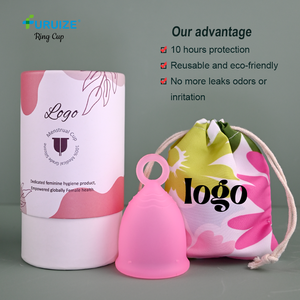 <span class=keywords><strong>Copa</strong></span> <span class=keywords><strong>Menstrual</strong></span> de Silicona de Grado Médico 100% Libre de BPA, Certificada por RoHS, <span class=keywords><strong>Copa</strong></span> <span class=keywords><strong>Menstrual</strong></span> Suave Sin Desperdicio con Anillo de Extracción - Product Image 2