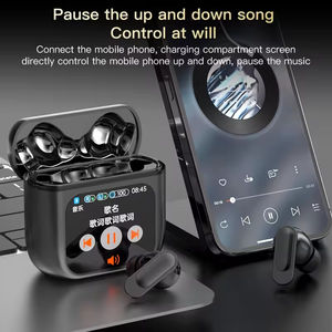 Новые беспроводные наушники SE60 ANC + ENC с двойным шумоподавлением, чётким звуком во время звонков, сенсорным HD-экраном и функцией Smart Touch. - Product Image 4