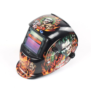 Hot Joker Style Solar Powered Auto-On Máscara de soldadura Sensibilidad ajustable para moler Material PP <span class=keywords><strong>Casco</strong></span> de oscurecimiento - Product Image 3