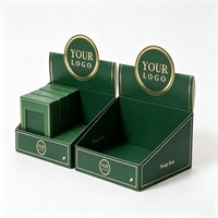 Boîte à savon de comptoir en carton écologique recyclable personnalisée, logo publicitaire personnalisé, taille sur mesure pour les magasins de détail