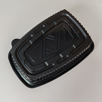 Conteneur d'emballage en plastique PP recyclable portable personnalisé pour poulet rôti canard avec couvercle anti-buée