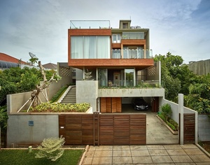 Falso 3 pavimenti prefabbricati villa con decorazioni <span class=keywords><strong>in</strong></span> legno - Product Image 1