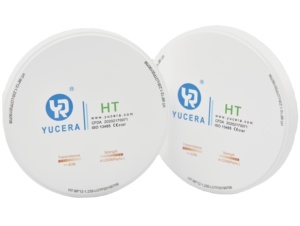 Yucera บล็อกพลอยเทียมสีขาว HT 98มม.,แผ่นเซอร์โคเนียวัสดุสิ้นเปลืองสำหรับทันตกรรมแล็บ - Product Image 2