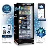 Qingo Ace 2026, Último Modelo de Máquina Expendedora Inteligente con Pantalla Táctil, Acero Inoxidable, 580L de Capacidad, Wi-Fi, SDK, Eficiente en Consumo de Energía y Sin Efectivo