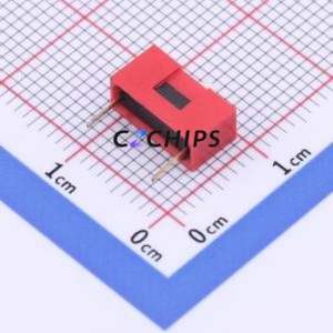 DS1040-01RN DIP Switch Through hole Component (THT) Switch 1 2.54mm Red - Product Image 2