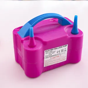 Yiwu Usine En Gros 110v Ou 220v Gonfleur Électrique Hélium Portable Électrique Auto Pompe À Air Ballon Machine