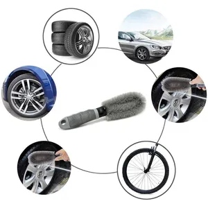 Plastic Handheld Auto Tire Cleaning Brush Voor Uw Auto, Motorfiets Of Fiets Tire Brush Wassen Tool