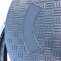 Couvercle de regard en PRV D400 900mm pour station-service, haute résistance, certifié ISO9001, norme EN124, marque GENEMAT