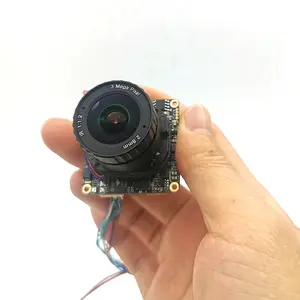 H.264 H.265 1080P 25Fps IP Camera Module IMX307 Star Light With 2.8mm CS lens &&IR-CUT&Cable 38*38mm Board Camera SD Card Slot