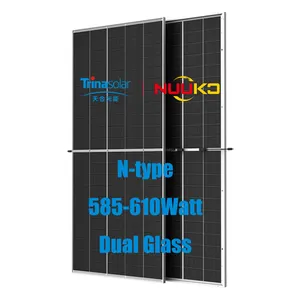 Pannelli solari Trina modulo monocristallino N-type i-TOPCon bifacciale doppio vetro moduli e pannelli per sistema di energia solare