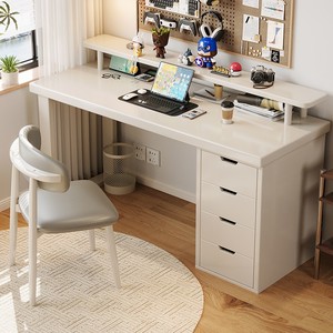<span class=keywords><strong>Mesa</strong></span> de Computadora Funcional y Versátil de Madera de Caucho con Estante Superior, Panel Perforado, Cajón y Gabinete para Oficina en Casa DB04+C Rack - Ecológica - Product Image 2