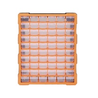 Armoire de rangement en plastique à 60 tiroirs, organisateur multi-usages pour la maison, le garage, le bricolage, l'artisanat, le salon, boîte à bijoux pour la maison