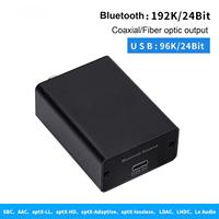 Récepteur audio LE Audio 5.4 avec Aptx Lossless/LDAC avec prise jack 3,5 mm, adaptateur sans fil pour musique pour TV/ordinateur portable/téléphone