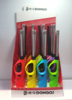 Briquet électronique en plastique rechargeable au butane, durable, pour camping et barbecue, prix usine, vente en gros, économique, marque DQ