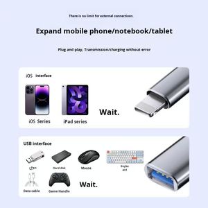 Điều kiện mới OTG <span class=keywords><strong>Adapter</strong></span> Cable loại <span class=keywords><strong>C</strong></span> <span class=keywords><strong>USB</strong></span> <span class=keywords><strong>Adapter</strong></span> & <span class=keywords><strong>USB</strong></span> Disk chuyển đổi cho IOS điện thoại di động Phụ kiện điện thoại với AC đầu ra - Product Image 5