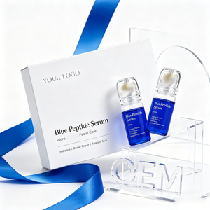 Global Distributor ODM Blue Peptide Micro Facial <b>Serum</b> Visibly Smooth Skin Surface High Purity GHK-Cu Raw Material - Product Image 3