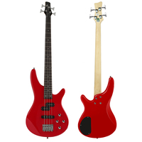 OEM/ODM Cheap 4-String Electric Bass Guitar 3 Single Coil Pickups Maple Neck Rosewood Fingerboard Basswood Body Model IB Minsine