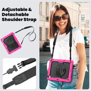 Fundas para Tablet <span class=keywords><strong>iPad</strong></span> Air 13 2025 M3 A3268 Air 13 2024 M2, Protector de Pantalla, Resistente a Golpes, con Correa - Product Image 6