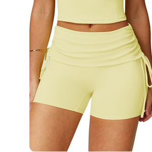 ז 'ואנג מותניים גבוה נשים Pilates יוגה המותניים אלסטי ספנדקס/ניילון מהיר יבש באורך מלא - Product Image 1