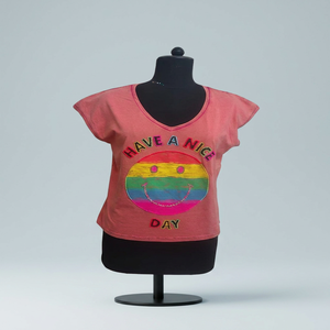Women Cotton V Neck <b>T</b> <b>Shirt</b> Wholesale Manufacturer Supply for Best Price - Product Image 6