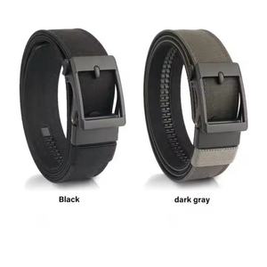 Cinturón Táctico Ajustable de Cuero y Nylon con Cierre de Gancho y Bucle para Entrenamiento Diario y Portación Oculta Automática - Product Image 5