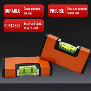 Nivel de aluminio de 100 mm con imán fuerte, mini nivel para carpintería, fontanería y bricolaje. - Product Image 5