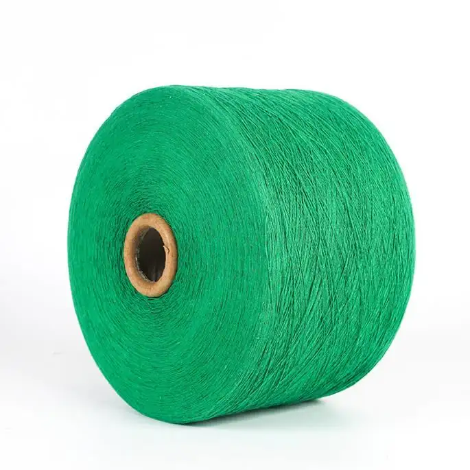 16s 20s Gefärbtes recyceltes Polyester-Baumwollgarn Grs-Zertifizierungs bericht Garn für Strickstrümpfe