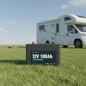 Wholesale Voltdeer Lithium Iron Battery Pack High Capacity 12.8V 100Ah 4000 Cycles Use 12v rechargeable battery - Product Image 1