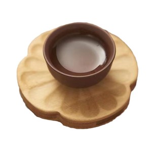 Juego de Posavasos de Bambú para Té Kung Fu, Forma Irregular, Antideslizante, de Madera Maciza, para Tazas de Café, para la Hora del Té - Product Image 4