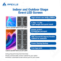 İç ve Dış Mekan 500x500mm LED Kabinli LED Video Duvar P2.6 P2.9 P3.91 P4.81 Sahne Kiralama LED Ekran Paneli