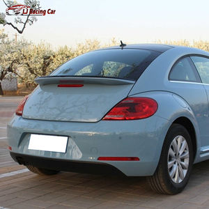 Araba aksesuarları parlak siyah/karbon Fiber arka kuyruk bagaj Boot araba Spoiler kanat ayar kapağı VW Volkswagen <span class=keywords><strong>Beetle</strong></span> için 2013-2018 - Product Image 6