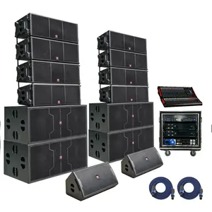 Array 12 woofer la-2122 line 1400w (rms), 2 entradas, equipamento ativo e passivo, área interna e externa, alto falante, sistema de som