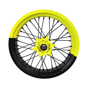 Aleación de aluminio amarillo fluorescente Exc <span class=keywords><strong>300</strong></span> Motocicleta deportiva Ruedas <span class=keywords><strong>Supermotard</strong></span> de 17 pulgadas - Product Image 5
