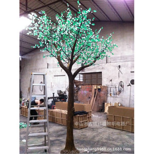 Led Cherry Blossom Tree Light Plastic Body 50000 Hours Lifespan For <b>Garden</b> Decoration - Product Image 3
