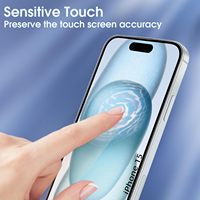 Protection d'écran en verre trempé pour téléphone portable pour iPhone 12 13 14 15 Pro Max Protection d'écran