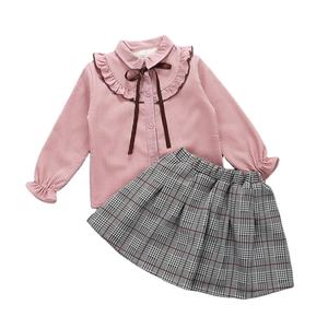 Nouveau produit - Distributeur recherché - Ensemble 2 pièces haut et jupe pour bébés filles - Meilleures ventes - Produits chinois populaires - Prix attractif - Product Image 1