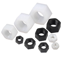 Écrou hexagonal en Nylon de haute qualité M3 filetage vis en plastique certificat métrique M2/M2.5/M4/M5/M6/M8/M10/M12