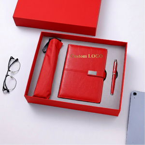 Cuaderno de Lujo con Cubierta de Cuero Personalizada, Espiral, con Hojas Sueltas, en Caja de Regalo, para Festivales, Negocios, Aniversarios - Product Image 2