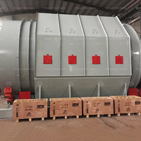 Crible à tambour en fonte 3800x5400 de très grand diamètre, à rendement stable, pour la décoration et la triage de déchets solides industriels