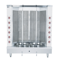 Nouvelle machine à shawarma verticale automatique VGB-891, mini-grill à viande pour kebab, cuisinière électrique pour gyros, gaz, restaurants, hôtels