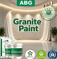 Peinture décorative effet pierre naturelle, revêtement pour murs de clôture et pavillons de parcs paysagers, texture granit personnalisable