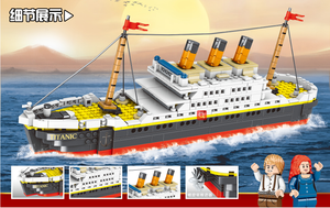 Titanic Tàu Mô Hình Xây Dựng Khối Thiết Lập 3D Câu Đố Bộ Tự Làm Giáo Dục Đồ Chơi Gạch Đồ Chơi-Với 586 Pcs Micro Mini Khối Món Quà Lý Tưởng - Product Image 3