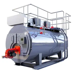 oil-fired fire tube type steam boiler for steam turbine