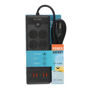 Thời gian mới mới cao cấp danh sách Dải điện tường chuyển đổi ổ cắm bảng mỏng Dải điện phổ mở rộng dải điện - Product Image 4