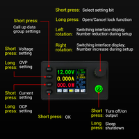 Alimentation CNC WUZHI ZK-SK90C 90W à tension variable (buck-boost) avec module de charge à tension et courant constants et écran couleur