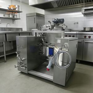 Mélangeur émulsifiant sous vide de qualité alimentaire 100-600L pour mozzarella, fromage analogique, crème glacée, pâte à tartiner au fromage, yaourt - Product Image 5