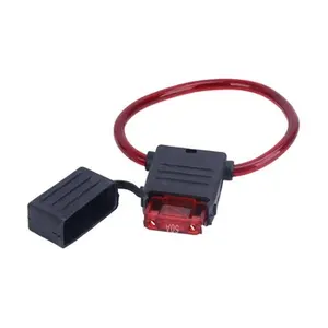 new style Car-styling Waterproof ATC Red Wire AWG Waterproof 250V Automotive Maxi In-line Auto Fuse Holder