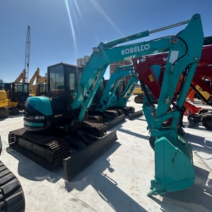 Excavadora de Cadenas Kobelco SK55 de 5.5T Usada de Alta Calidad, Mini Excavadora Hidráulica con Pocas Horas de Trabajo, Precio Económico en Venta - Product Image 6