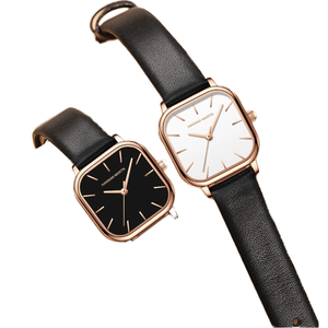 Montre Hannah <span class=keywords><strong>Martin</strong></span> 1591 de luxe pour femme, style <span class=keywords><strong>dessin</strong></span> <span class=keywords><strong>animé</strong></span>, boîtier en acier inoxydable, bracelet en cuir, mouvement à quartz SEIKO, étanche 3 ATM - Product Image 5